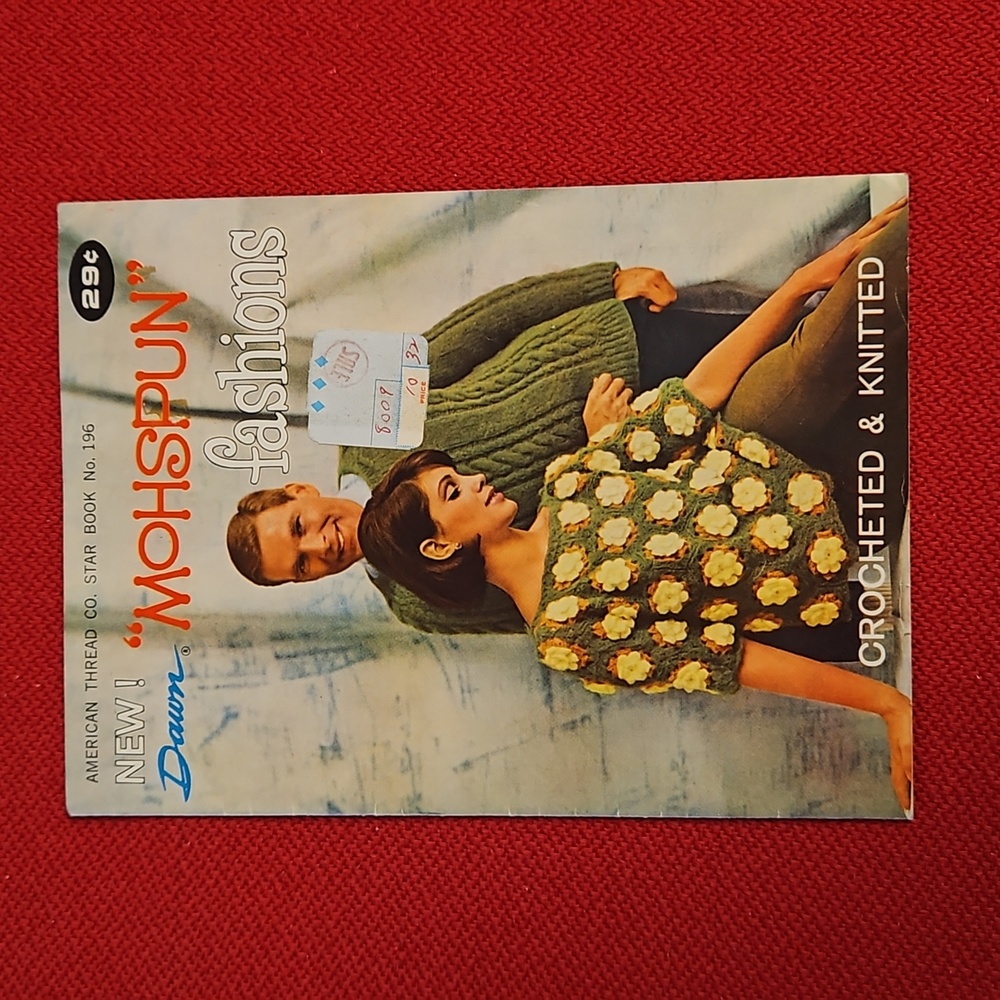 2 vintage crochet pattern instruction booklets 60s 70s granny squares shrink - Picture 11 of 15